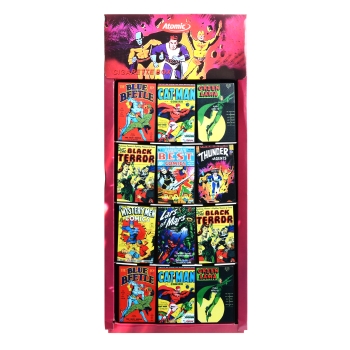 Atomic Zigaretten Box "Comics " für 20 Zigaretten Sprung Deckel Zigarettenbox aus Kunststoff